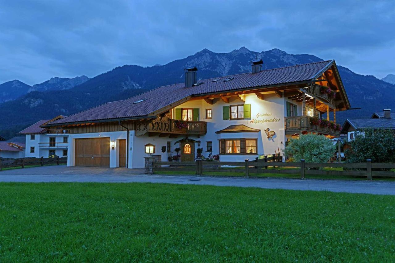 Gaestehaus Alpenparadies Krün Eksteriør billede
